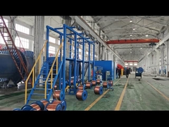 Double Twist Cable Stranding Machine voor aluminium- en koperdraden met 7 kernen